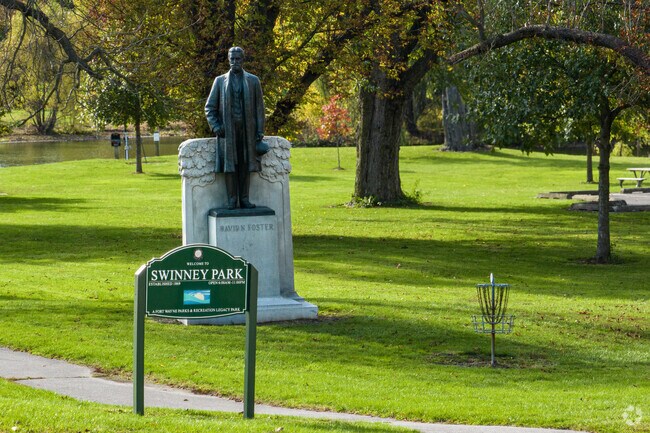 Discover a verdant retreat just beyond Westwood at Swinney Park.