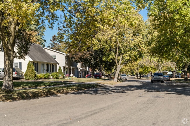 Tree-lined streets in Meadow Park provide a peaceful and scenic setting for family living.