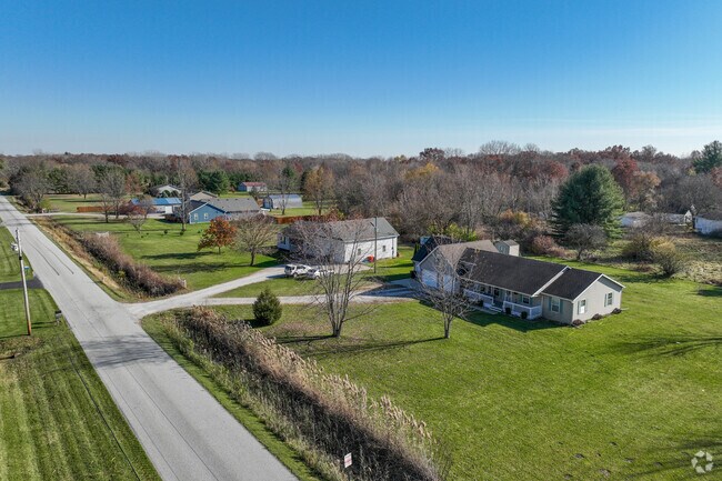 Rows of unique farmhouses sit together in neighboring areas of Barkley.