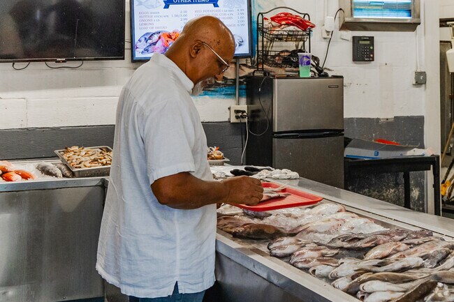 Marvin's Seafood in Waylyn is the best place in town to shop for fresh seafood.