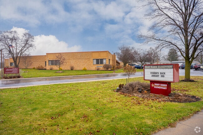 Mary Raber Elementary School receives an overall Niche grade of C+.