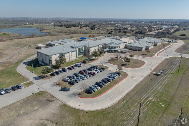 Tobias Elementary School can be directly accessed via East FM 150, in Kyle, Texas.