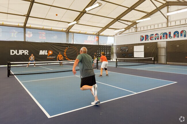 Headwaters residents can visit Dreamland for recreation, including pickleball and mini golf.