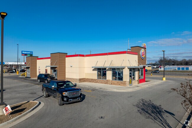 There are several fast food options in Hazel Green Alabama, including this Burger King.
