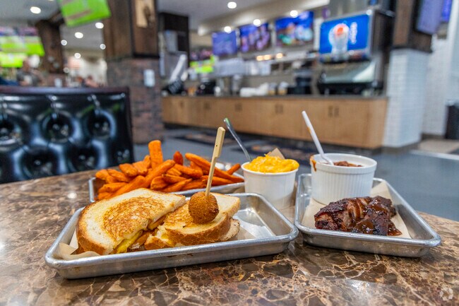 Cabrillo's Big Roy's Burger Company offers many iconic sides and regular barbecue specials.