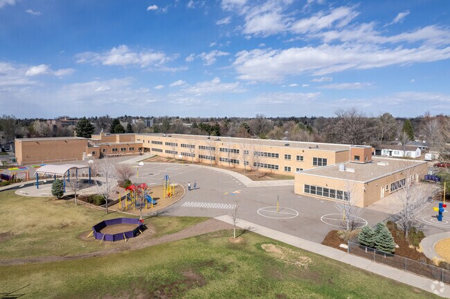 Denver Public School's Bradley International School has plenty of space for students to have fun