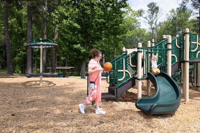 New playground equipment is a big hit at Lorick Park.
