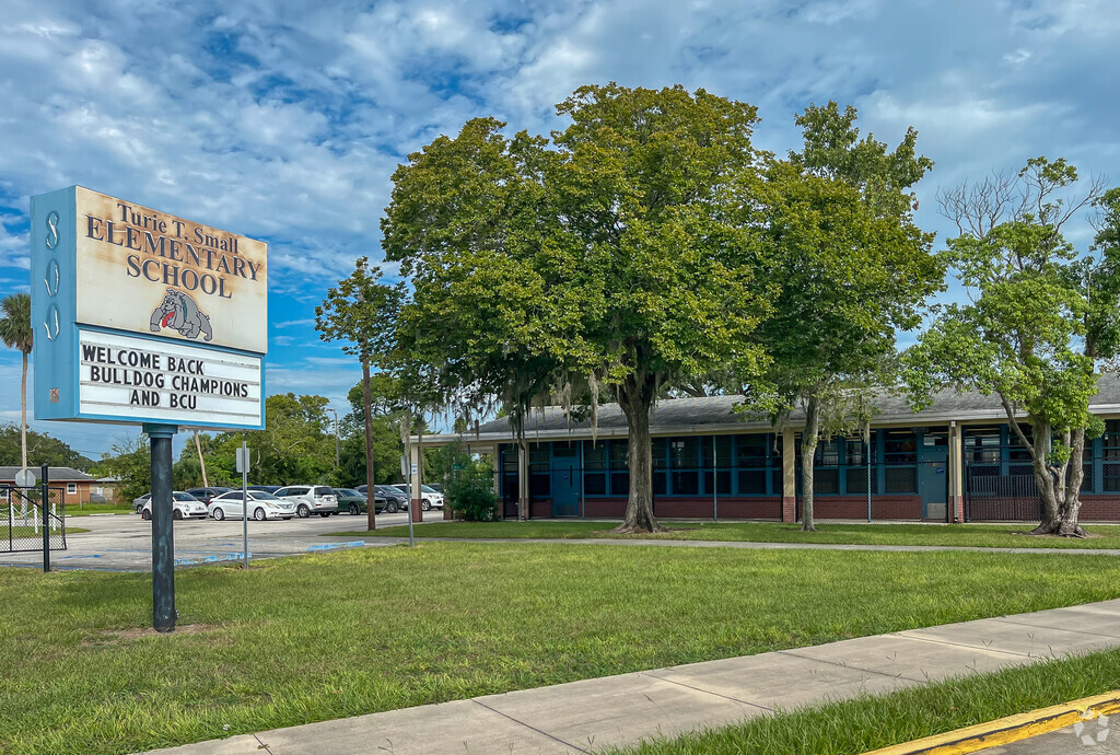 Turie T. Small Elementary School is located on South Street in Daytona Beach.