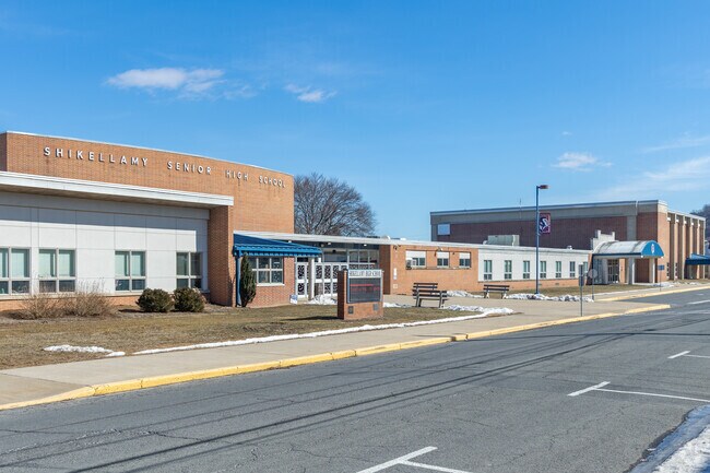 Shikellamy High School has 887 students in grades 9-12 with a student-teacher ratio of 25 to 1.