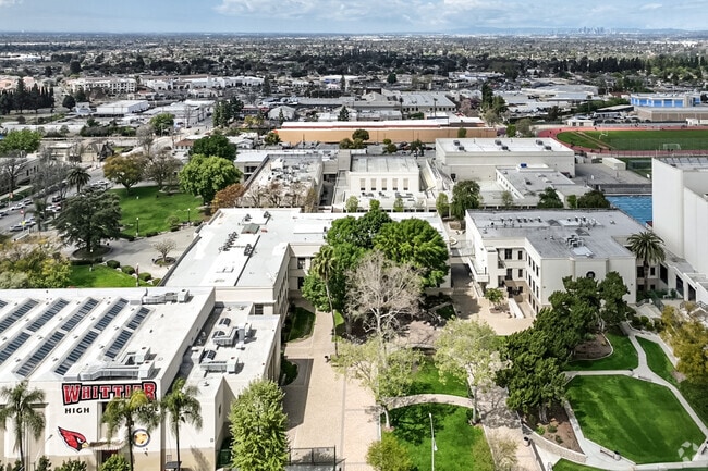 Whittier High School is home of the Cardinals.
