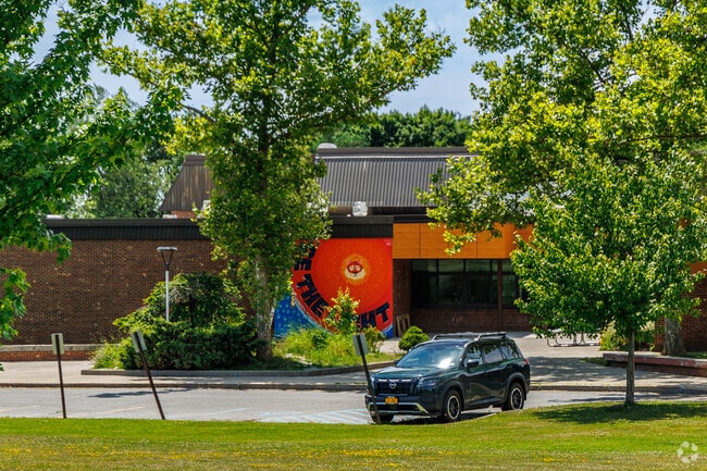 DeWitt Middle School is located on Warren Road in Ithaca, NY.