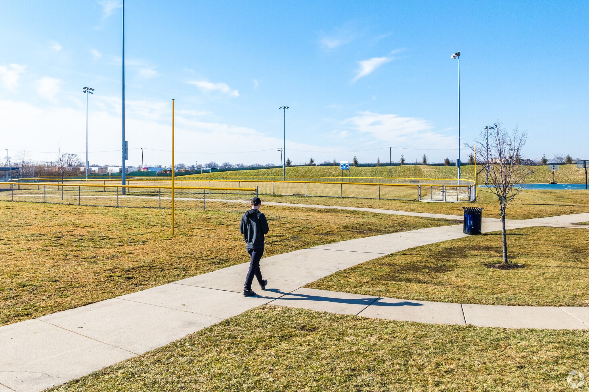Veterans Park offers a number of walking paths to enjoy on a nice day in Lyons.