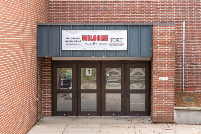 Fort Atkinson Middle School has over 500 enrolled students in grades 6-8.