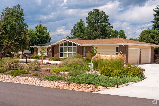 The occasional mid-century detail can be found on Falcon Estates homes.
