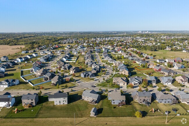 Hart Farms boasts a sprawling layout, with well-kept homes and open green spaces for all.