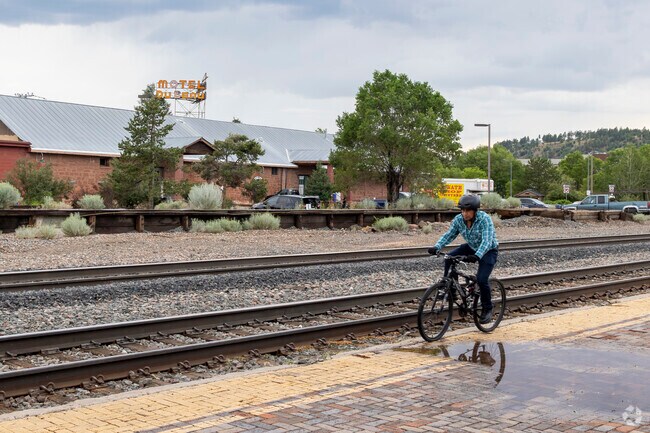 Residents in Cherry Hill can bike to many places in Flagstaff.