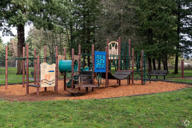 Let the children run wild at the playground when at Vance Park.