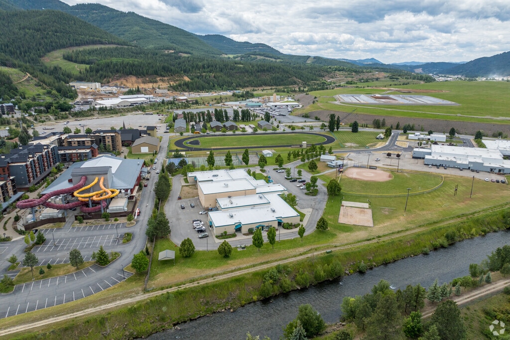 Kellogg Middle School has great views of Silver Mountain.