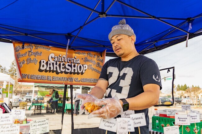 You will find delicious pastries, produce and empanadas at Cambrian's farmers market.