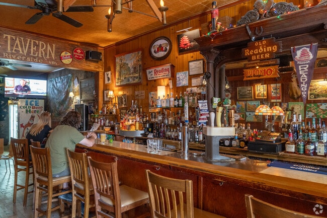 The bar at Mike's Tavern in Northwest Reading is a must visit for cold beer and greta music.