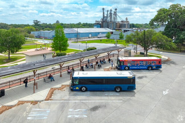 The SunTran travels to Silver Spring Shores and makes stops in Downtown Ocala.