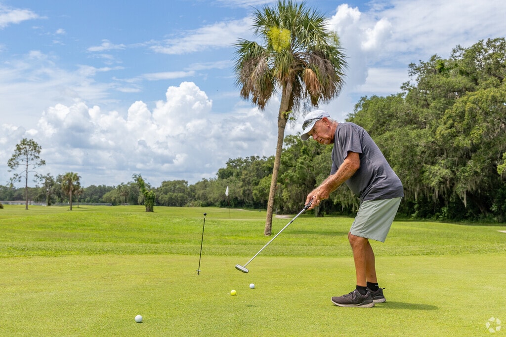 Zephyrhills Golf Course offers tee times and scenic views east of Zephyrhills West.