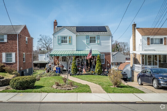 Beechview is home to a variety of uniquely decorated single-family homes.