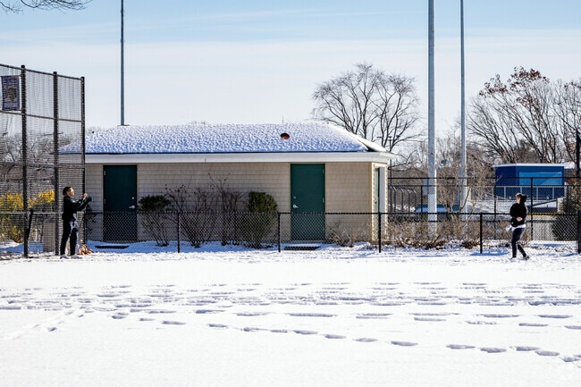 Winter is football season at Veterans Park.