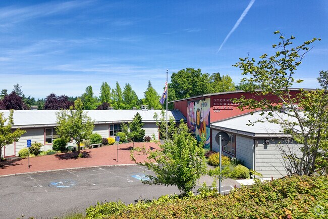 Stephenson Elementary School serves children grades 1-6 if the Markham community.