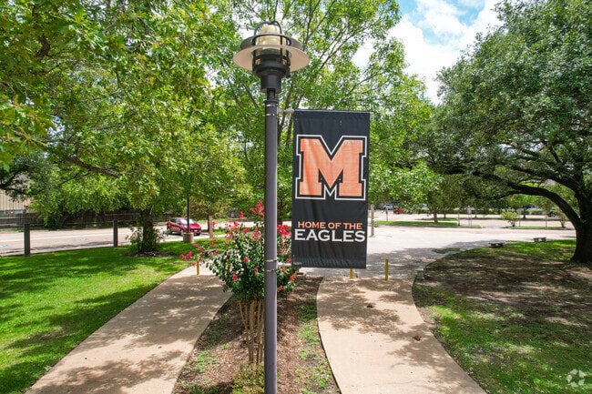 School spirit signage can be seen all over Memorial Middle campus..
