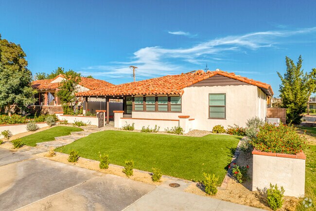 A common Spanish-style, mediterranean-influenced home in Boulder City, a suburb of Las Vegas.