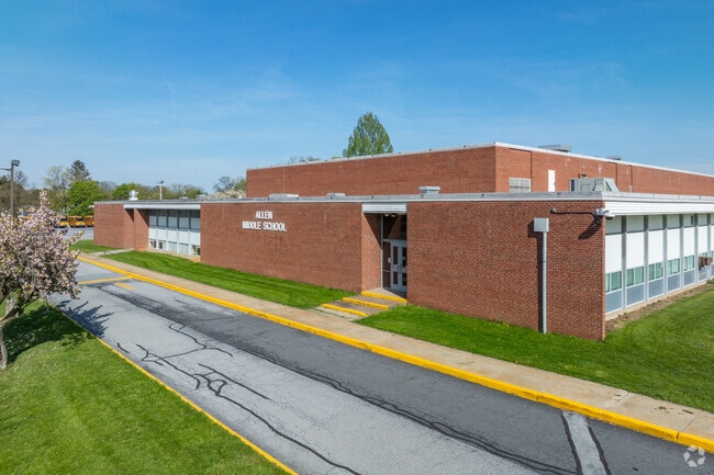 Allen Middle School serves grades 6-8.