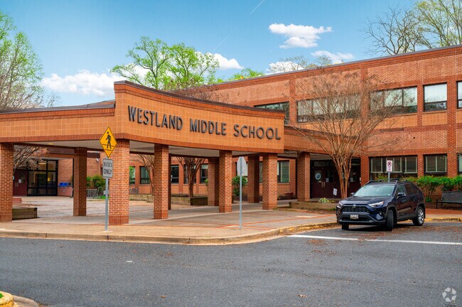 Westland Middle School is tucked away within the Westwood neighborhood.