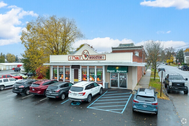Halfmoon is home to The Ugly Rooster breakfast and lunch cafe.