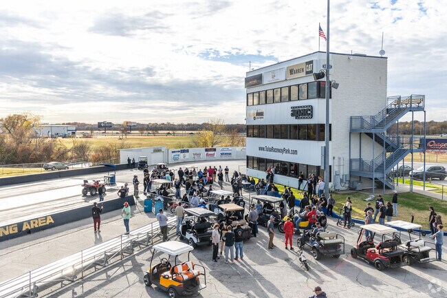 Get out to the races at Tulsa Raceway Park just a few miles North of Western Village.