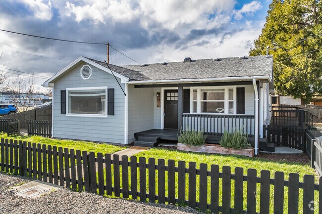 You will find updated mid-century homes in Eagle Point.