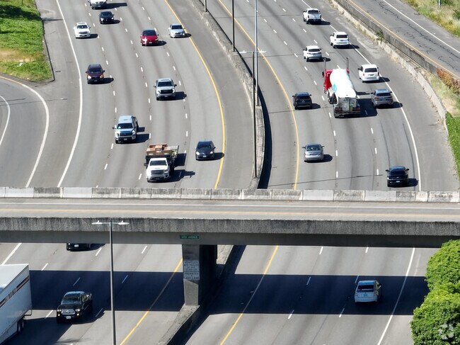 I-5 gives access to Tacoma and Seattle.