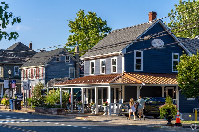The quaint Main Street in Harrison Township has tons of shops and dining to explore.