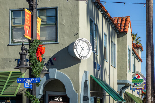 Green Hills sits at the edge of downtown Millbrae.