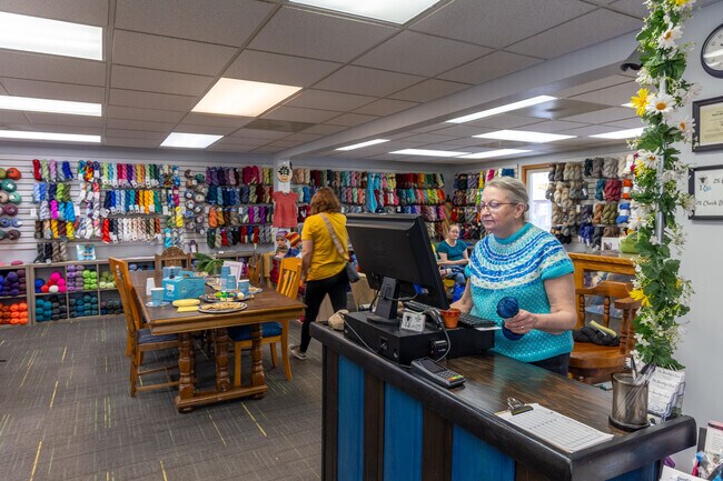 The Bountiful Ewe in South High offers a vibrant selection of high-quality yarns.