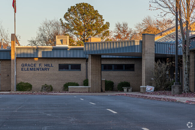 Grace Hill Elementary School is located on Dixeland Road, near West Walnut Street.