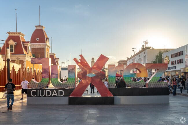 Ciudad Juarez, Mexico is about 60 miles from Alameda Depot.