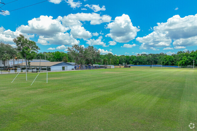 Hernando Christian Academy has spacious fields for kids to play on.