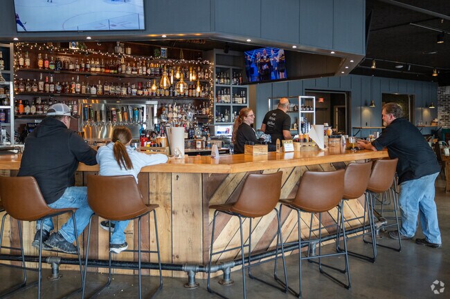 Butcher Block Social in Caledonia Township has a southern barbecue joint feel with food line.