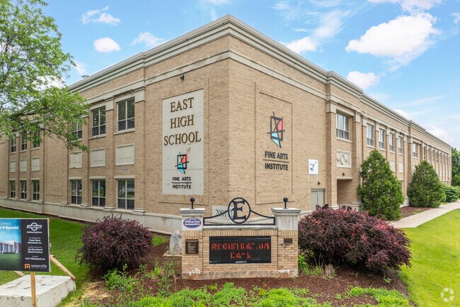 Parents in Green Bay, WI can send their children to East High School.