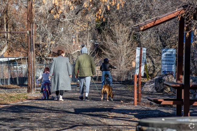 Enjoy the popular Ogden River Parkway and its beautiful trails along the Ogden river.