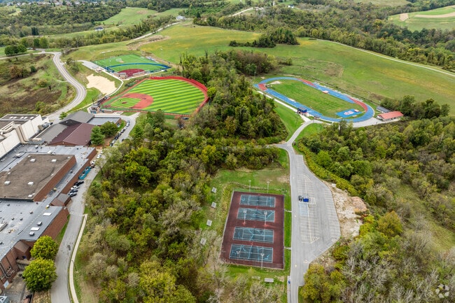 Wheeling Park High School has plenty of sports fields to keep the athletic students happy.