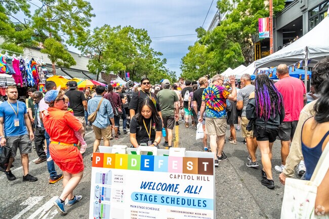 Come gather with like-minded people at the PrideFest Capitol Hill.