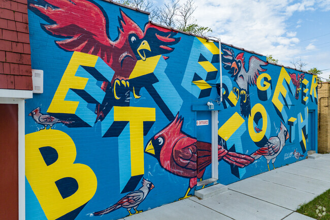 Harrison Hill has wonderful street art throughout the neighborhood.