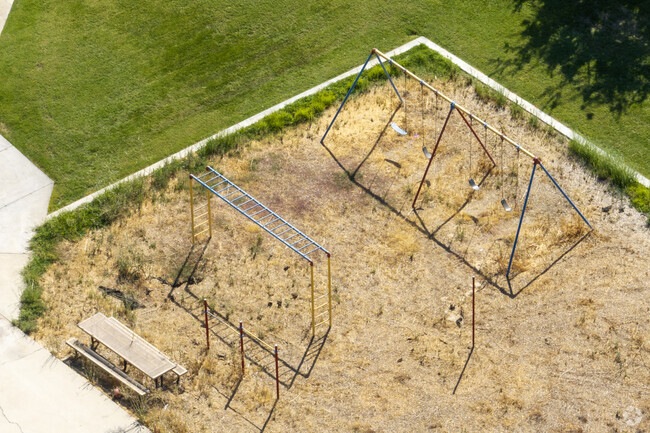 The playground at Grace Bishop School in Merced.